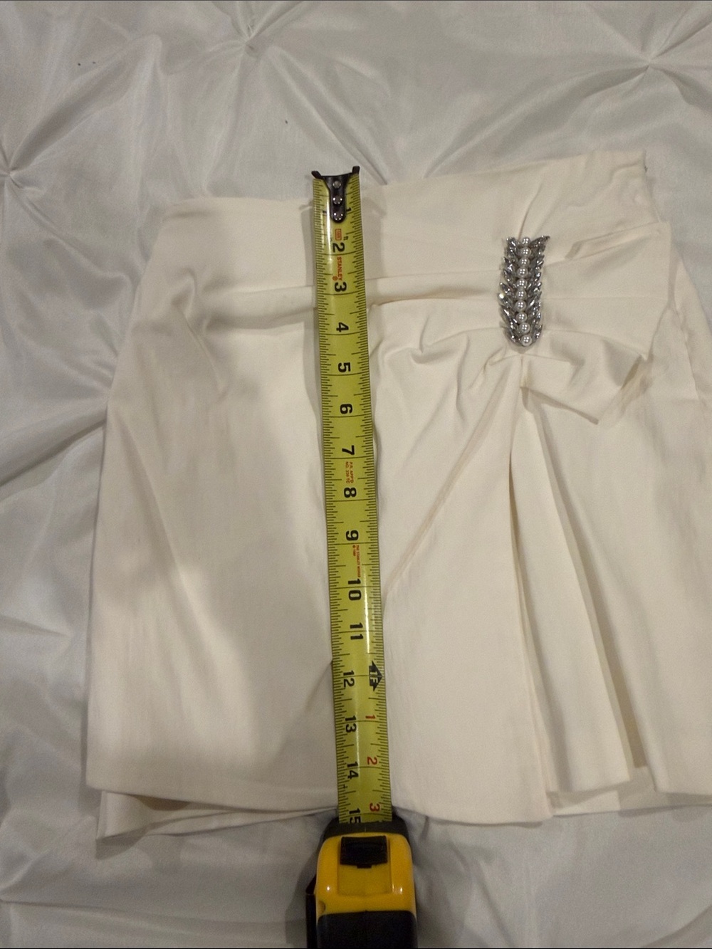 Zara white skirt with a Crystal size XS - Picture 9 of 10